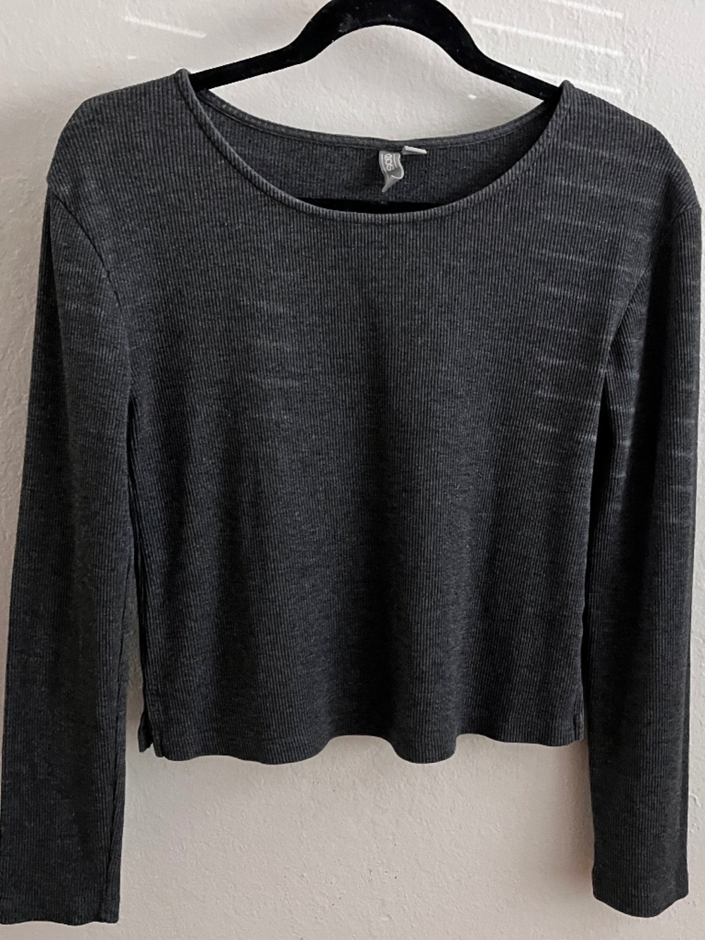 ASOS Gray Long Sleeve Shirt